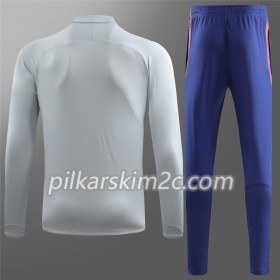 Atlético Madryt Komplet Bluzy Treningowe Szary Biały 2018-2019